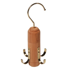 Load image into Gallery viewer, CedarFresh Cedar Belt and Tie Rack Spinner