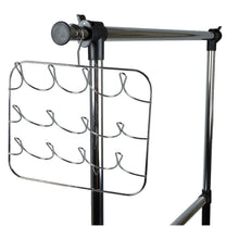 Load image into Gallery viewer, Mind Reader Scarf, Belt, Tie Organizer Hanger Holder Rack, Silver