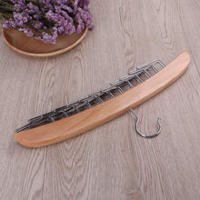 Load image into Gallery viewer, Multifunctional Premium Wooden Necktie Tie Hanger Rack Scarf Organizer Holder with 24 Hooks