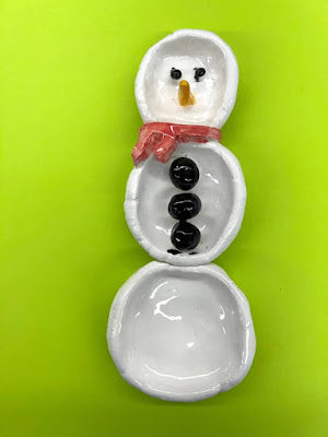 3 Pinch Pots = 1 Snow Person (Clay)
