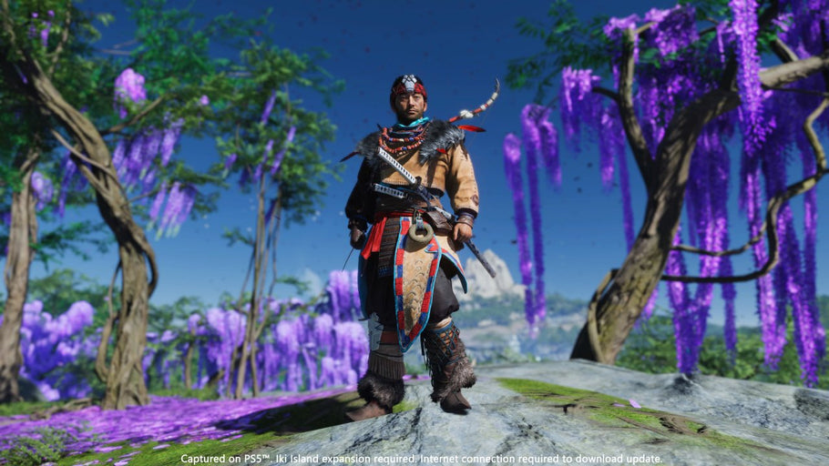 Get a Horizon Forbidden West Outfit in Ghost of Tsushima Director’s Cut