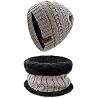 2-Piece Kids Balaclavas Winter Beanie Hat and Scarf (Various Colors) only $5.00