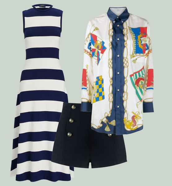 Nautical is now and retro reigns supreme – here’s what you will be shopping for this spring.