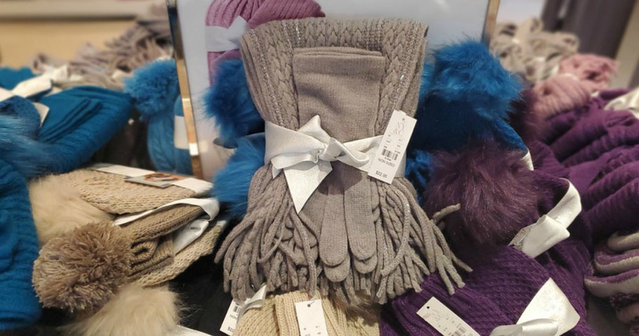 New York & Company Scarf + Glove Sets Just $4