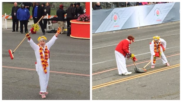 Why this 80-year-old South Pasadena woman keeps scooping up horse poop at the Rose Parade