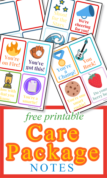 Free Care Package Notes