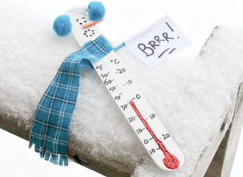 Snowman Thermometer