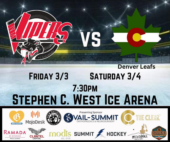 Breckenridge Vipers return home for slate of games against Denver Leafs