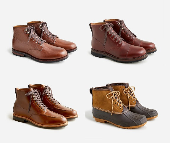 Steal Alert: 50% off select J. Crew Goodyear Welted Boots (and more)