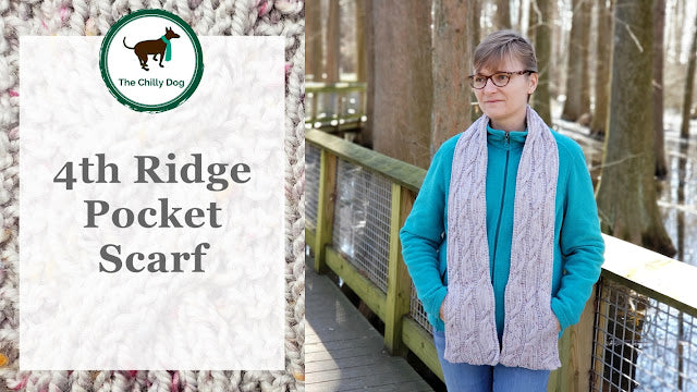 Pattern Release: 4th Ridge Pocket Scarf