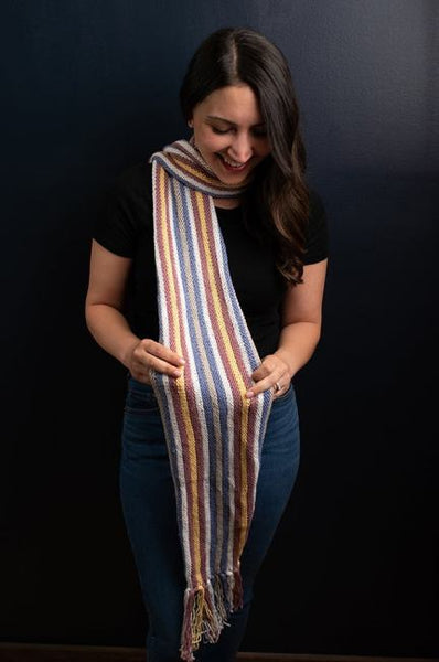 Free Pattern – Clarabelle Striped Scarf