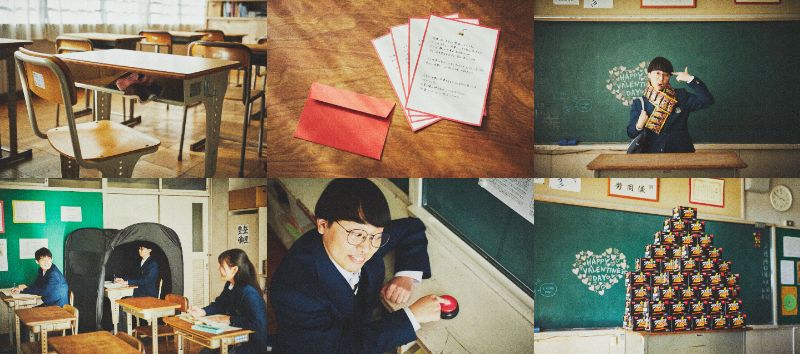 Japanese chocolate company sells Valentine’s Day school desks, tents, and more for nostalgia