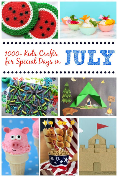 Kids Crafts for Special Days in July