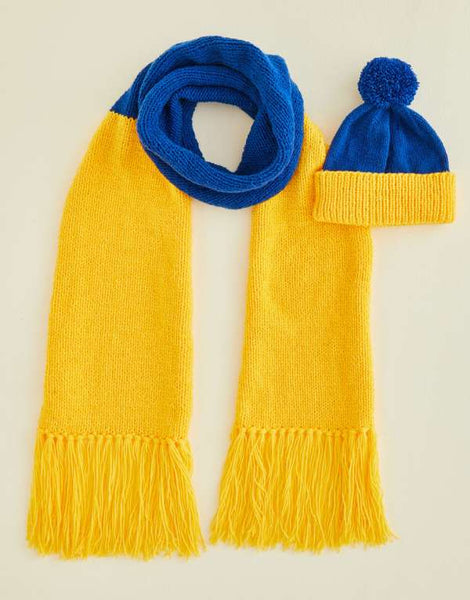 HAT AND SCARF FOR UKRAINE