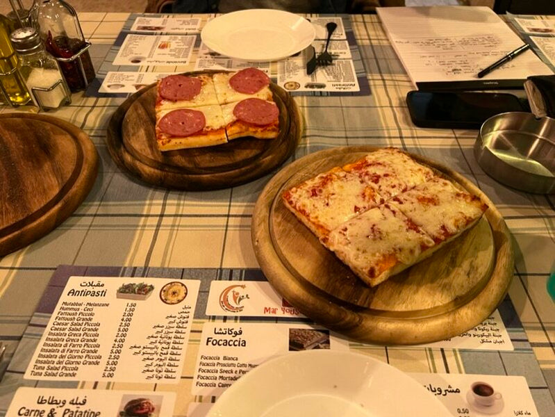 Inside the 'Pizza Church’ of Amman