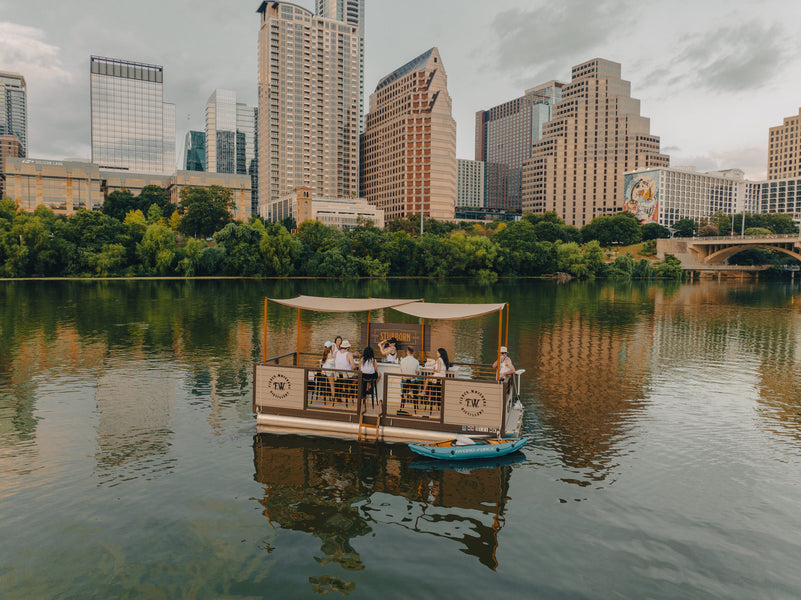 Fierce Whiskers Distillery Launches Stubborn Bar, a Floating Pop-Up Bar on Lady Bird Lake