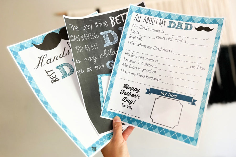 FREE Father’s Day Printables For Dad (Sweet Gift Idea From The Kids!)