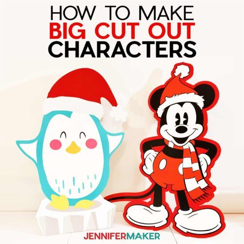 DIY Cut Out Characters Larger Than Your Mat! Make Your Own!