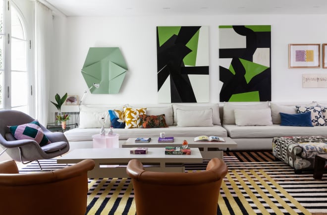 The Bold Colors & Patterns in This Argentina Apartment Are Inspired by Fashion