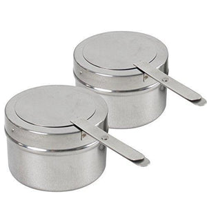 Top super deal 8 qt stainless steel 4 pack full size chafer dish w water pan food pan fuel holder and lid for buffet weddings parties banquets catering events 6