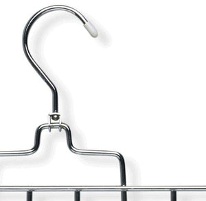 Honey-Can-Do HNGZ01311 Horizontal Tie and Belt Hangers, 2-Pack, Chrome/White