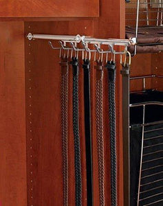 Rev-A-Shelf 14" Belt and Scarf Organizers, Chrome