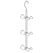 Load image into Gallery viewer, interDesign Classico Hanging Organizer for Purses, Handbags, Satchels, Backpacks, Scarves, Pashminas, Slings, Closet Accessories-6 Hooks, Chrome, Set of 1 Holder
