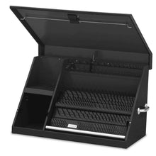 Load image into Gallery viewer, Results montezuma xl450b 36 inch portable triangle toolbox multi tier design 16 gauge construction sae and metric tool chest weather resistant toolbox lock and latching system