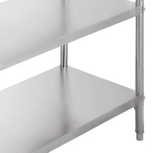 Load image into Gallery viewer, Best happybuy stainless steel shelving units heavy duty 4 tier shelving units and storage shelf unit for kitchen commercial office garage storage 4 tier 400lb per shelf