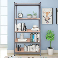 Load image into Gallery viewer, Shop tangkula 72 storage shelves heavy duty steel frame 5 tier garage shelf metal multi use storage shelving unit for home office dormitory garage