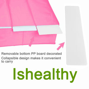 Exclusive ishealthy underwear drawer storage organizer with cover oxford fabric 2 in 1 washable and foldable storage box closet divider for bras socks ties scarves and handkerchiefs pink