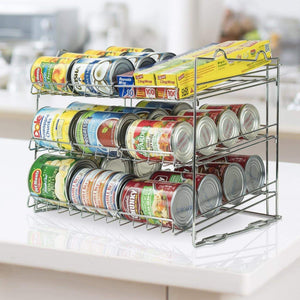 Related sorbus can organizer rack 3 tier stackable can tracker pantry cabinet organizer holds up to 36 cans great storage for canned foods drinks and more in kitchen cupboard pantry